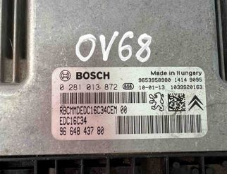 PEUGEOT 308 T7 (2007-2015) Engine Control Unit ECU 9664843780,0281013872 32059923