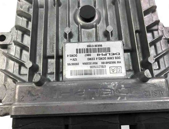 PEUGEOT 407 1 generation (2004-2010) Engine Control Unit ECU 9663548180,9663612380 32426584