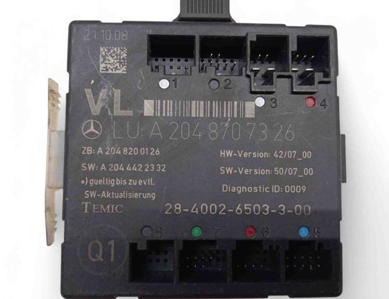 MERCEDES-BENZ C-Class W204/S204/C204 (2004-2015) Vadības bloks A2048707326 29841317