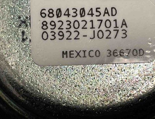 DODGE Ram 4 generation (2008-2023) Звуковой динамик приборной панели 68043045AD 32196237