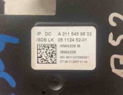 MERCEDES-BENZ E-Class W211/S211 (2002-2009) Stūres lenta A2115459832 31061621
