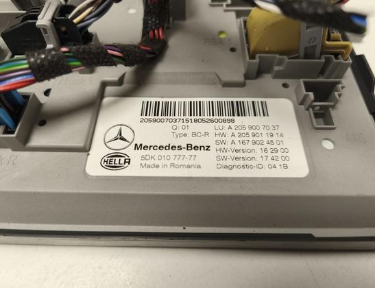 MERCEDES-BENZ C-Class W205/S205/C205 (2014-2023) Komforta vadības bloks A2059007037,A2059011914,A1679024501 32802385