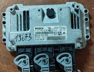 PEUGEOT 307 1 generation (2001-2008) Motora vadības bloks 9663394680 31939841