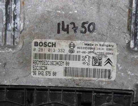 CITROËN C4 Picasso 1 generation (2006-2013) Motora vadības bloks 0281013332,9664257580 31943268