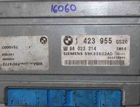 BMW 7 Series E65/E66 (2001-2008) Pārnesumkārbas vadības bloks 1423955,5WK33502AD 31943483