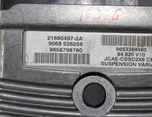 PEUGEOT 407 1 generation (2004-2010) Блок управления активной подвеской 9658798780,9653388480 31943604