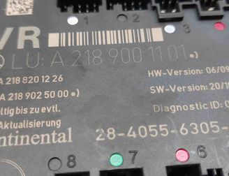MERCEDES-BENZ CLS-Class C218/X218 (2011-2017) Front Right Door Control Unit A2189001101 17173036