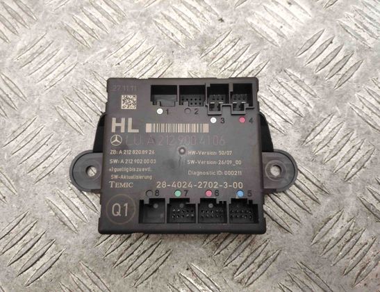 MERCEDES-BENZ C-Class W204/S204/C204 (2004-2015) Rear Left Door Control Unit A2129004106 21718455