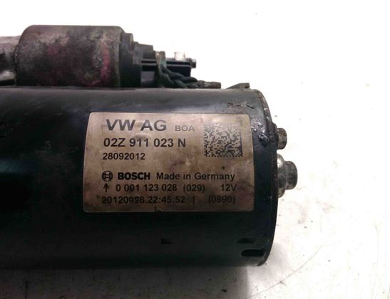 VOLKSWAGEN Golf 6 generation (2008-2015) Starteris 02Z911023N,0001123028 28406936