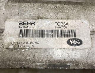 LAND ROVER Range Rover Sport 2 generation (2013-2022) Starpdzesētāja/interkūlera radiators 32795989