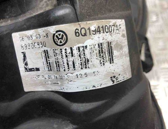 VOLKSWAGEN Polo 4 generation (2001-2009) Фара передняя левая 6Q1941007AF 31245795