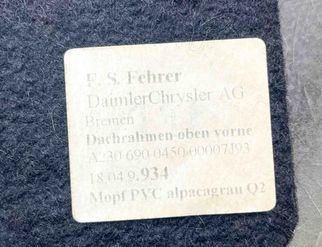 MERCEDES-BENZ SL-Class R230 (2001-2011) Windshield Top Trim 2306900450,A2306900450 32403890