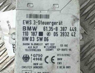 BMW 3 Series E46 (1997-2006) Блок управления иммобилайзера 61358387449 31586786