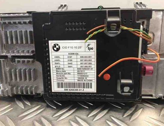 BMW 5 Series F10/F11 (2009-2017) Music Player With GPS 9274570,9253944,65129274570 22373050