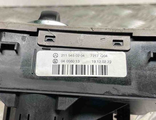 MERCEDES-BENZ E-Class W211/S211 (2002-2009) Lukturu vadības slēdzis 2115450204 30996927