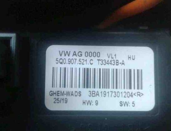VOLKSWAGEN Golf 7 generation (2012-2024) Other Control Units 5Q1819021E,0T78709C,5Q1819021H 14598274