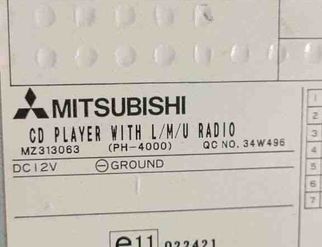 MITSUBISHI Grandis 1 generation (2003-2011) Music Player With GPS MZ313063,022421 31505692