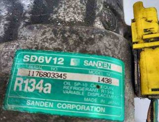 PEUGEOT 307 1 generation (2001-2008) Gaisa kondicionēšanas sūknis SD6V12 31509198