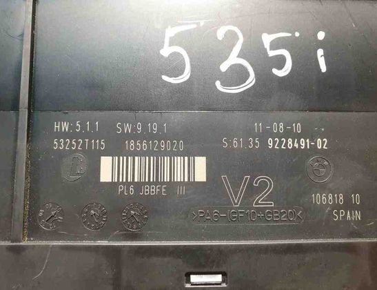 BMW 5 Series F10/F11 (2009-2017) Блок управления Комфорт 61359228491,9228491 32614697