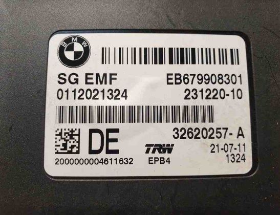 BMW 6 Series F06/F12/F13 (2010-2018) Блок управления ручным тормозом 6799083,32620257 32614704
