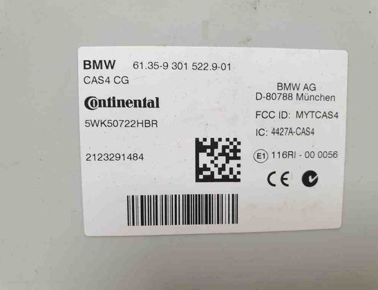 BMW 5 Series F10/F11 (2009-2017) ЦАС/ЕWС 9301522,61359301522 32615782