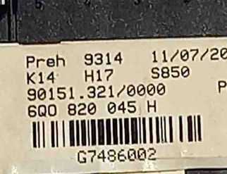 VOLKSWAGEN Polo 4 generation (2001-2009) Citau veidu vadības bloki 6Q0820045H 31476500