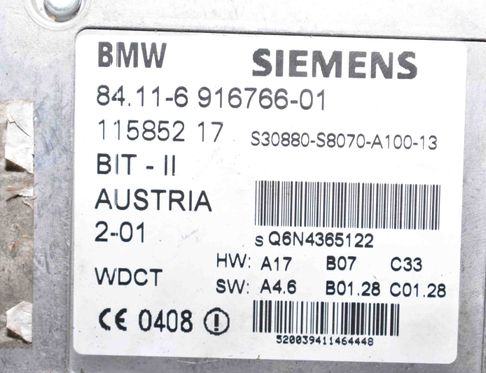 BMW 5 Series E39 (1995-2004) Блок управления Bluetooth 6916766 12186524
