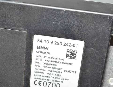 BMW 5 Series F10/F11 (2009-2017) Bluetooth Control Unit 9293242,9362848,84109362848,9350661,84109350661,9322954,84109322954,9318585,84109318585,9306220,84109306220,9289385,84109289385,84109293242,9350662,84109350662,9322940,84109322940 20760395