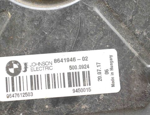 BMW 4 Series F32/F33/F36 (2013-2020) Gaisa kondicionēšanas ventilators 8641946,8625439,17428625439 25013934