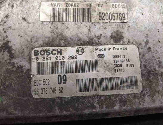 PEUGEOT 607 1 generation (2000-2008) Motora vadības bloks 0281010262,9637874080 31430639
