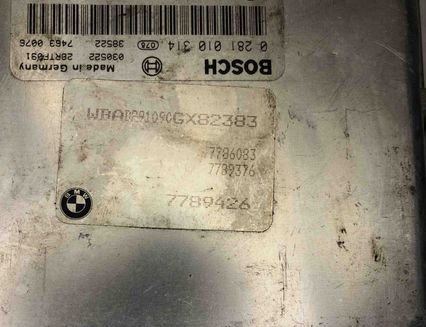 BMW 5 Series E39 (1995-2004) Motora ECU komplekts 7789426,0281010314,7789376,6905666 17719424