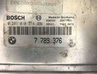 BMW 5 Series E39 (1995-2004) Motora ECU komplekts 7789426,0281010314,7789376,6905666 17719424