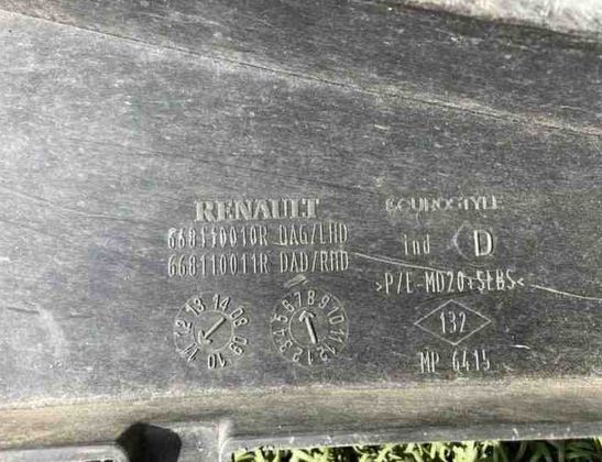 RENAULT Master 3 generation (2010-2023) Пластмасса передняя стеклоочистителей 668110010R,668110011R 27335436