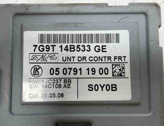 JAGUAR XF Rear Left Door Control Unit 7G9T14B533GE,0507911900,14C237BB 24725143