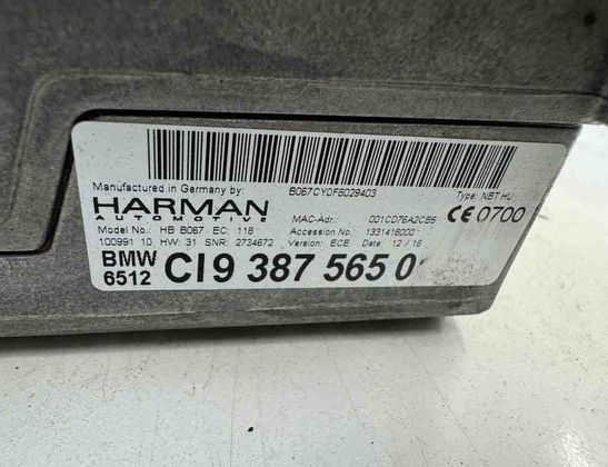 BMW 5 Series F10/F11 (2009-2017) Аудио система 9387565 31157752