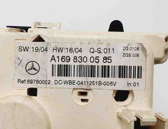 MERCEDES-BENZ A-Class W169 (2004-2012) Other Control Units A1698300585 31072557