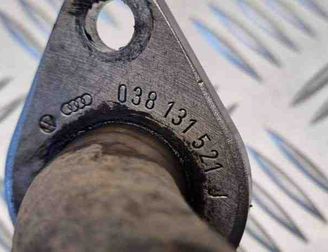 SKODA Fabia 1 generation  (2004-2007) EGR Tube Pipe 038131521J 31083514