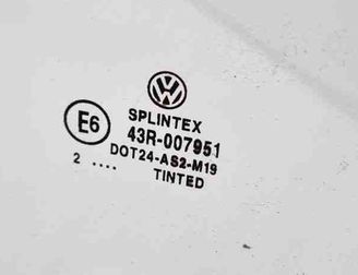 VOLKSWAGEN Golf 5 generation (2003-2009) Priekšējo kreiso durvju stikls 43R007951 31093228
