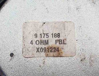 OPEL Zafira A (1999-2003) Front Left Door Loudspeaker 9175188 31121513