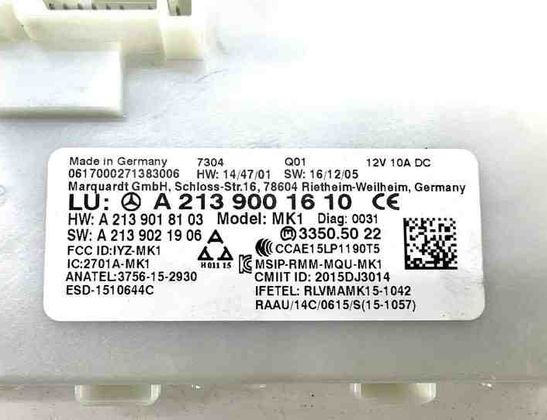 MERCEDES-BENZ E-Class W213/S213/C238/A238 (2016-2024) Brake system control unit A2139001610,A2139018103,A2139021906 24659934