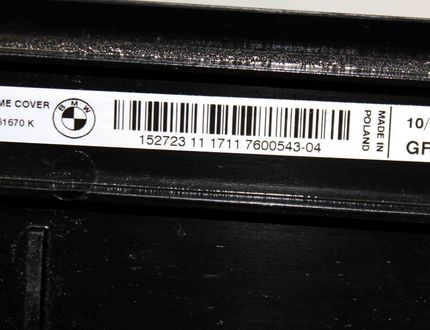 BMW 3 Series F30/F31 (2011-2020) Upper Slam Panel Frame Part 7600543 27282047