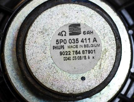 SEAT Altea 1 generation (2004-2013) Задняя правая колонка в двери 5P0035411A 3544865