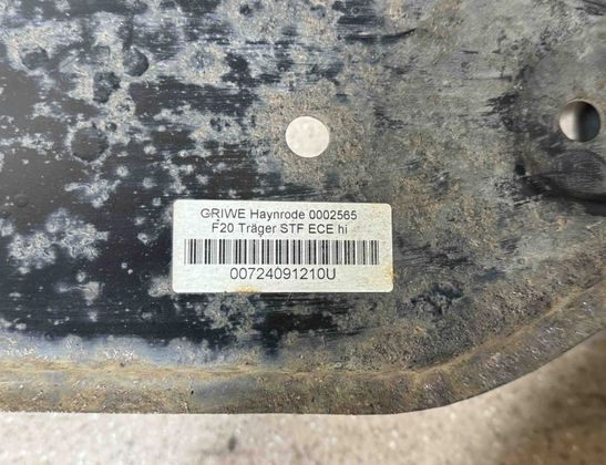 BMW 1 Series F20/F21 (2011-2020) Aizmugurē bampera balka 7240912 23964394