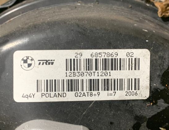 BMW X3 F25 (2010-2017) Вакуумный усилитель тормозов 6857869 33058982