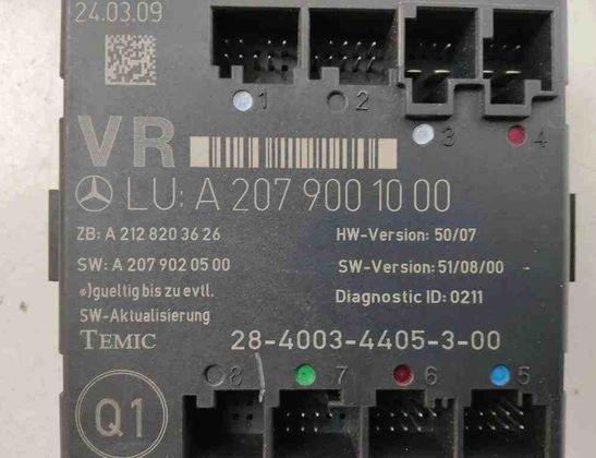MERCEDES-BENZ E-Class W212/S212/C207/A207 (2009-2016) Rear Right Door Control Unit A2079020500,A2079001000 31929202