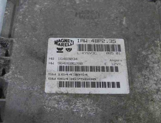 PEUGEOT 607 1 generation (2000-2008) Engine Control Unit ECU 9642606280,IAW48P235,9643675680,193841,6580Q6 27658525