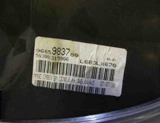 CITROËN Jumpy 2 generation (2007-2016) Other Control Units 9801642280,9665983780,6103JY 27757288