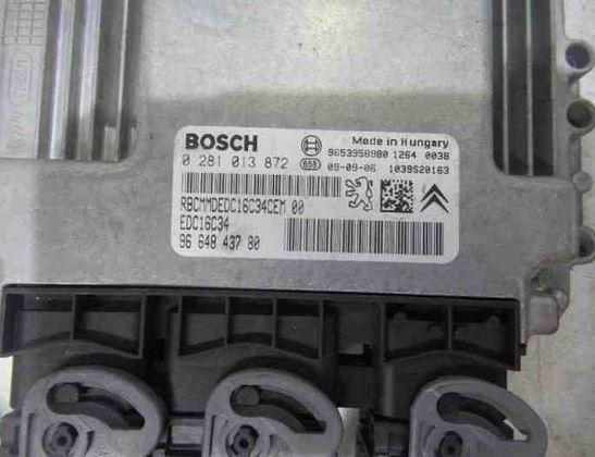 CITROËN C3 1 generation (2002-2010) Engine Control Unit ECU 9653958980,0281013872,9664843780,1943EK,00001943EK,657079,1942NC,6580TR 27757546