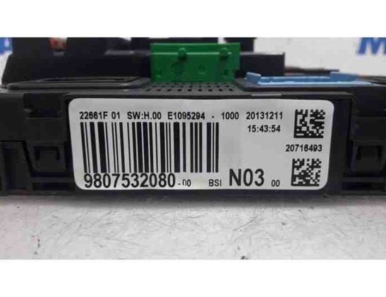 PEUGEOT 208 Peugeot 208 (2012-2015) Drošinātāju kārba 9807532080,980753208000 27769289
