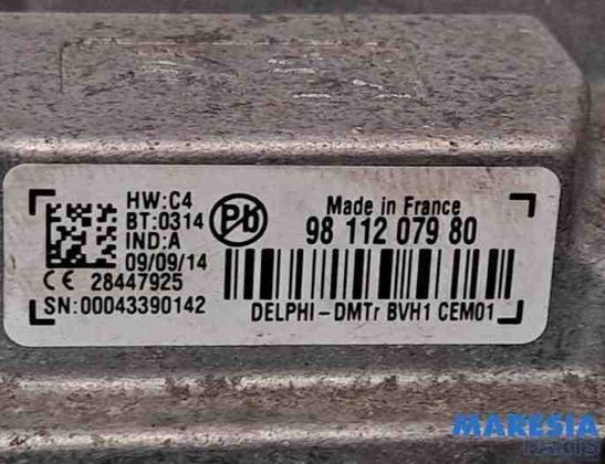 CITROËN C4 Cactus 1 generation (2014-2024) Ignition Button 9811207980,9810858280 28502989